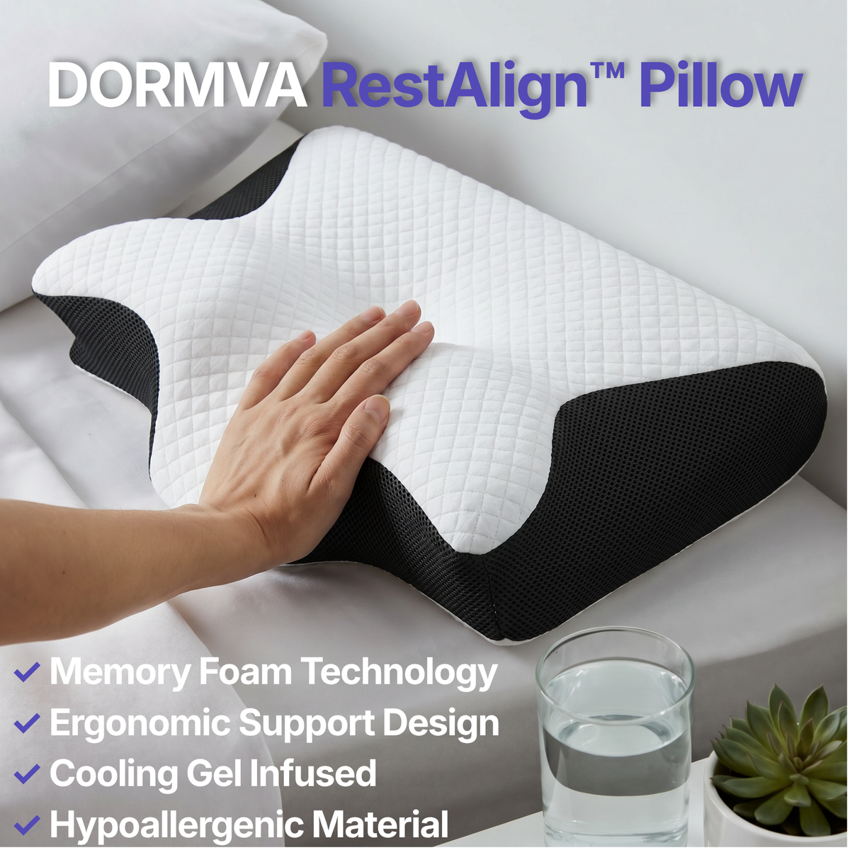 Dormva RestAlign™ Pillow — Wake Up Without the Ache